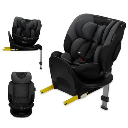 KINDERKRAFT SELECT - Silla de coche I-FIX (40-150 cm) Negro grafito