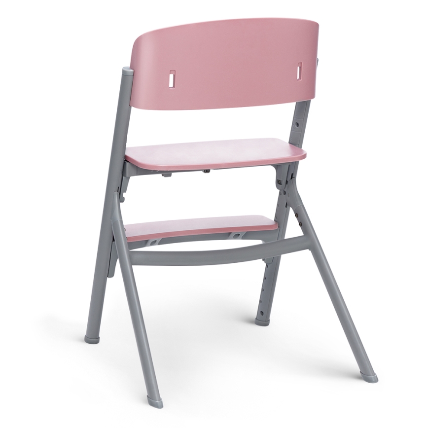 KINDERKRAFT SELECT - Silla de comedor para niños 3en1 LIVY Premium rosa Aster