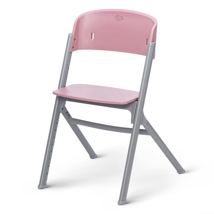 KINDERKRAFT SELECT - Silla de comedor para niños 3en1 LIVY Premium Aster rosa + tumbona CALMEE