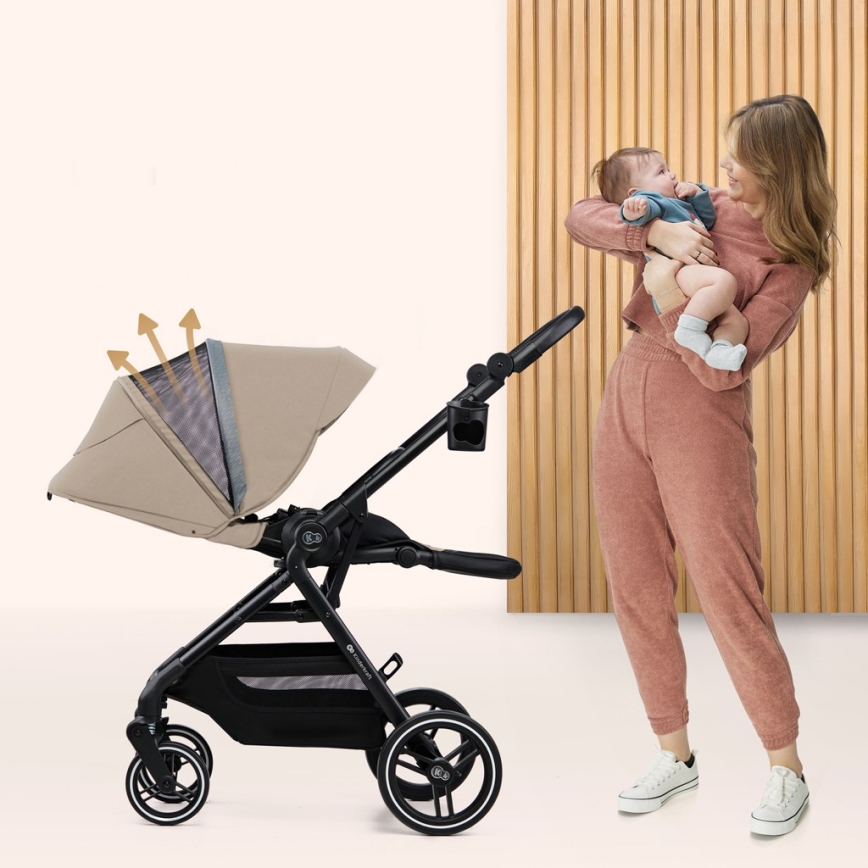 KINDERKRAFT SELECT - Silla de paseo deportiva YOXI beige arena