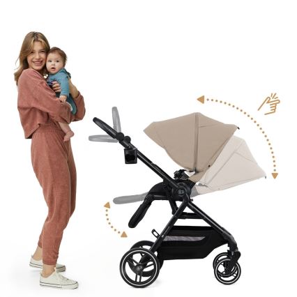 KINDERKRAFT SELECT - Silla de paseo deportiva YOXI beige arena