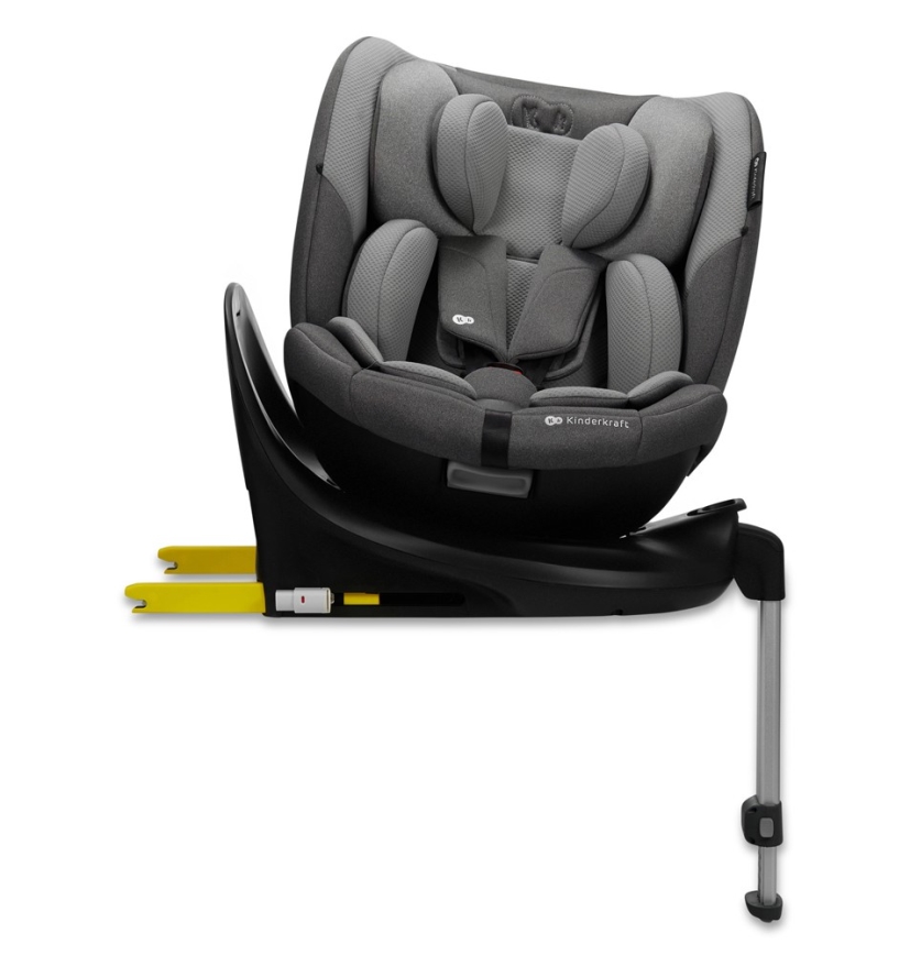 KINDERKRAFT SELECT - Silla para coche I-FIX (40-150 cm) Gris frío