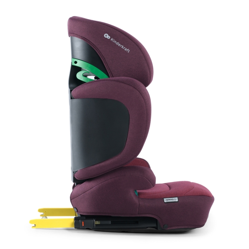 KINDERKRAFT SELECT - Silla para coche XPAND 2 i-Tamaño (100-150 cm) Premium Cherry perla