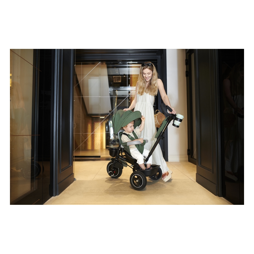 KINDERKRAFT SELECT - Triciclo infantil SPINSTEP Premium verde