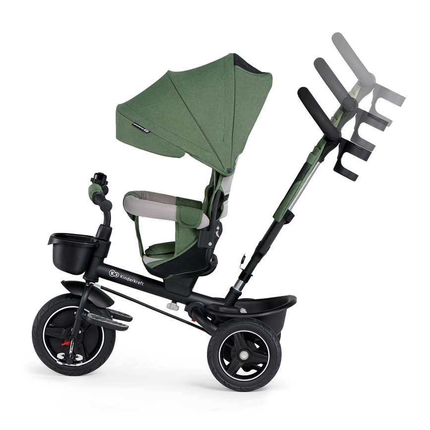 KINDERKRAFT SELECT - Triciclo infantil SPINSTEP Premium verde