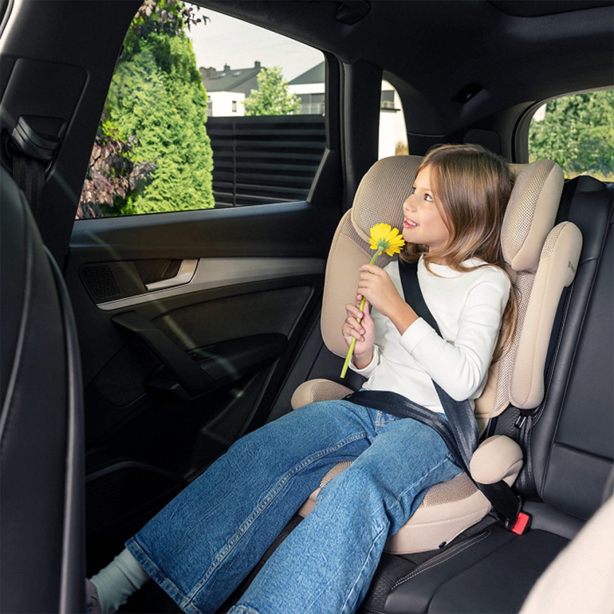 KINDERKRAFT - Silla de auto plegable XPAND 2 PRO 100-150 cm beige