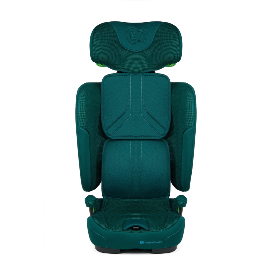 KINDERKRAFT - Silla de coche FIX2GO i-Size 76-150 cm turquesa