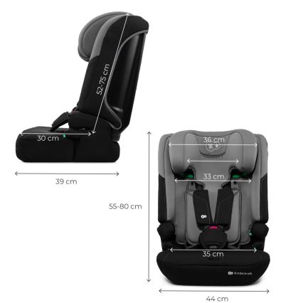 KINDERKRAFT - Silla de coche I-COMFY i-Size 76-150 cm gris