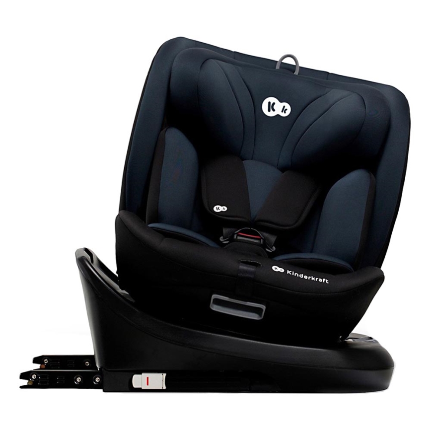 KINDERKRAFT - Silla de coche I-GROW i-Size (40-150 cm) negra