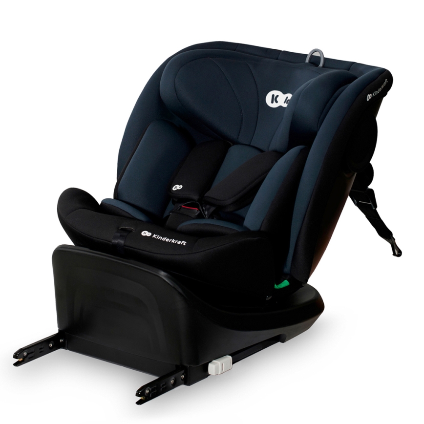 KINDERKRAFT - Silla de coche I-GROW i-Size (40-150 cm) negra