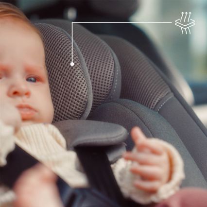 KINDERKRAFT - Silla de coche I-GUARD i-Size 40-105 cm gris