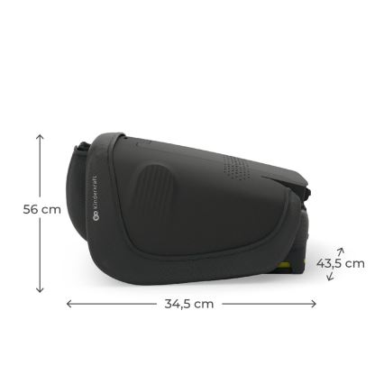 KINDERKRAFT - Silla de coche infantil plegable UNITY 2 i-Size 100-150 cm negra