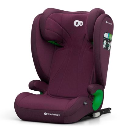 KINDERKRAFT - Silla de coche JUNIOR FIX 2 (100-150 cm) Cherry pearl
