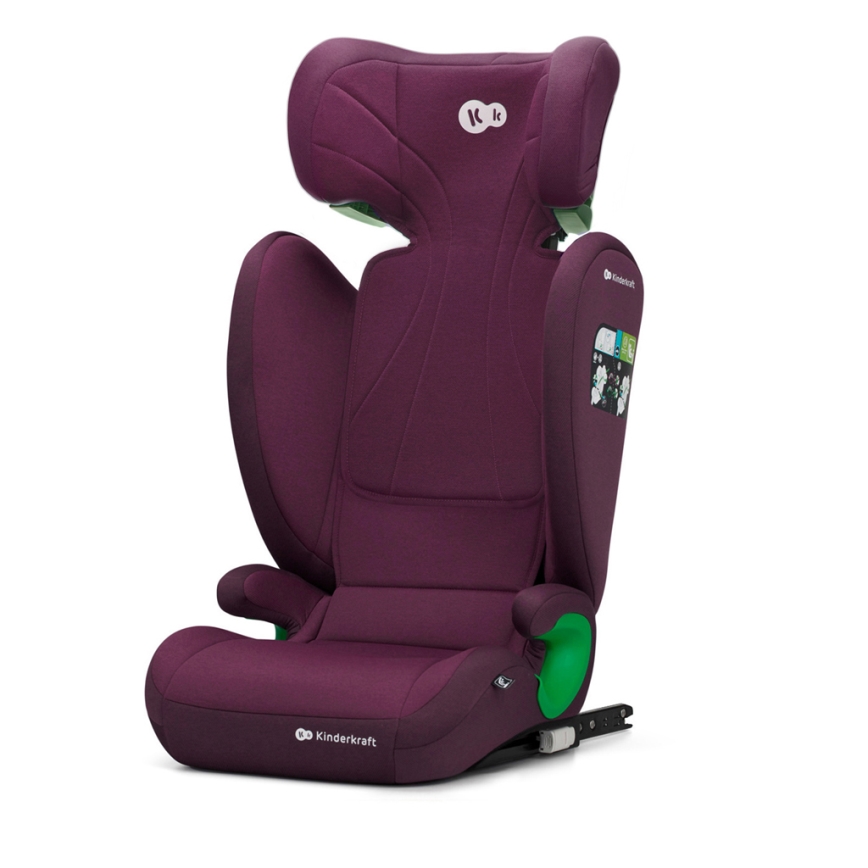 KINDERKRAFT - Silla de coche JUNIOR FIX 2 (100-150 cm) Cherry pearl