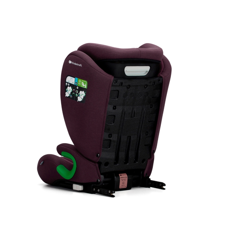 KINDERKRAFT - Silla de coche JUNIOR FIX 2 (100-150 cm) Cherry pearl