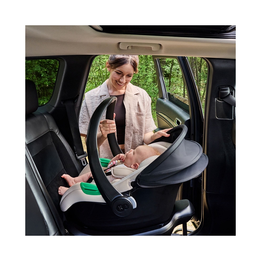 KINDERKRAFT - Silla de coche MINK PRO 2 40-87 cm (0-13 kg) beige