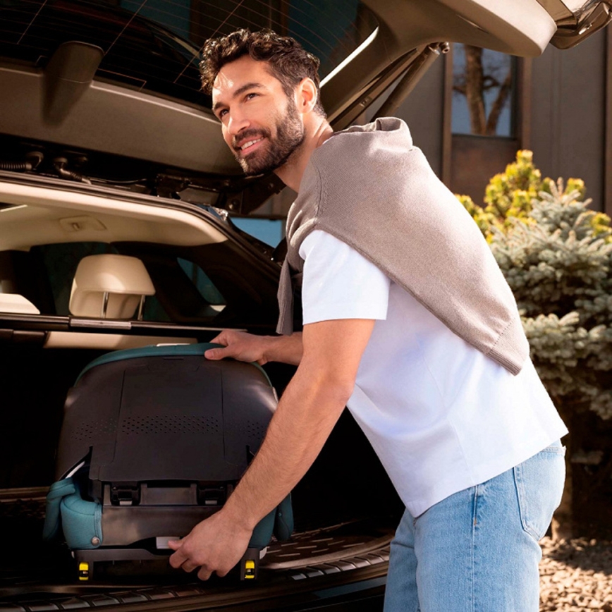 KINDERKRAFT - Silla de coche plegable UNITY 2 i-Size 100-150 cm gris