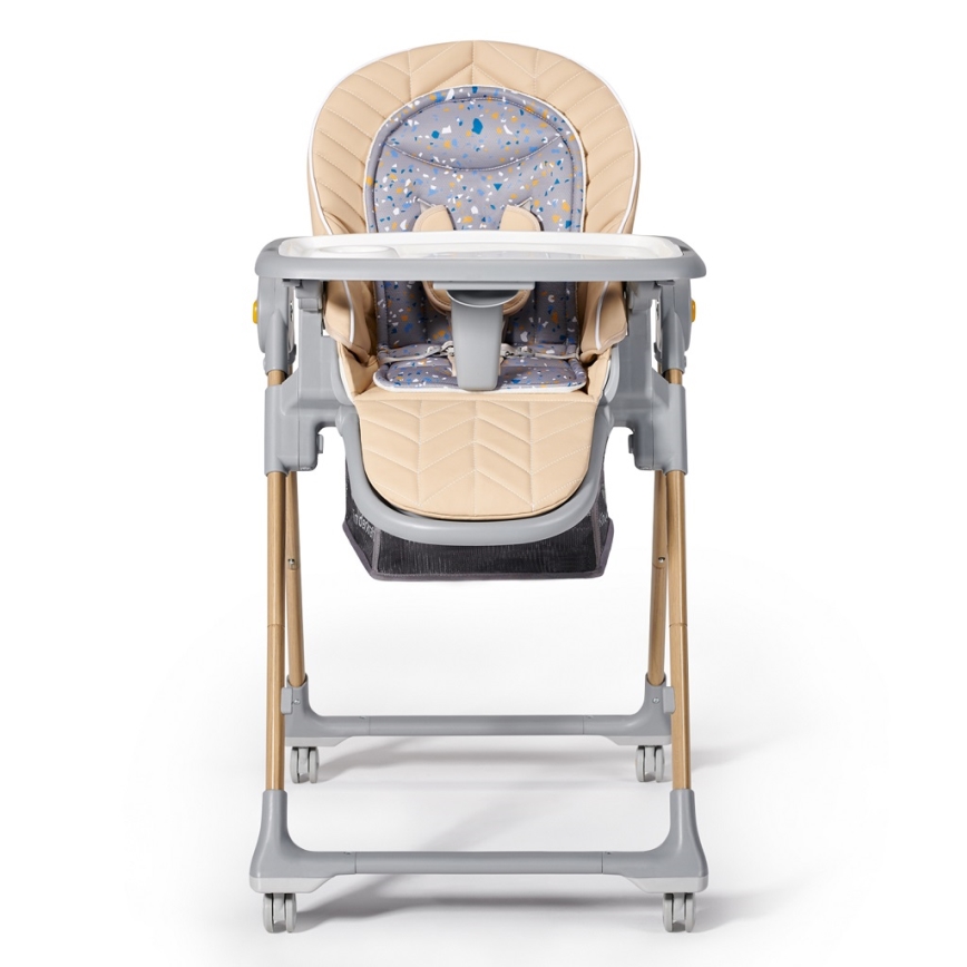KINDERKRAFT - Silla de comedor infantil 2en1 LASTREE beige/gris