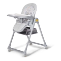 KINDERKRAFT - Silla de comedor infantil 2en1 LASTREE gris