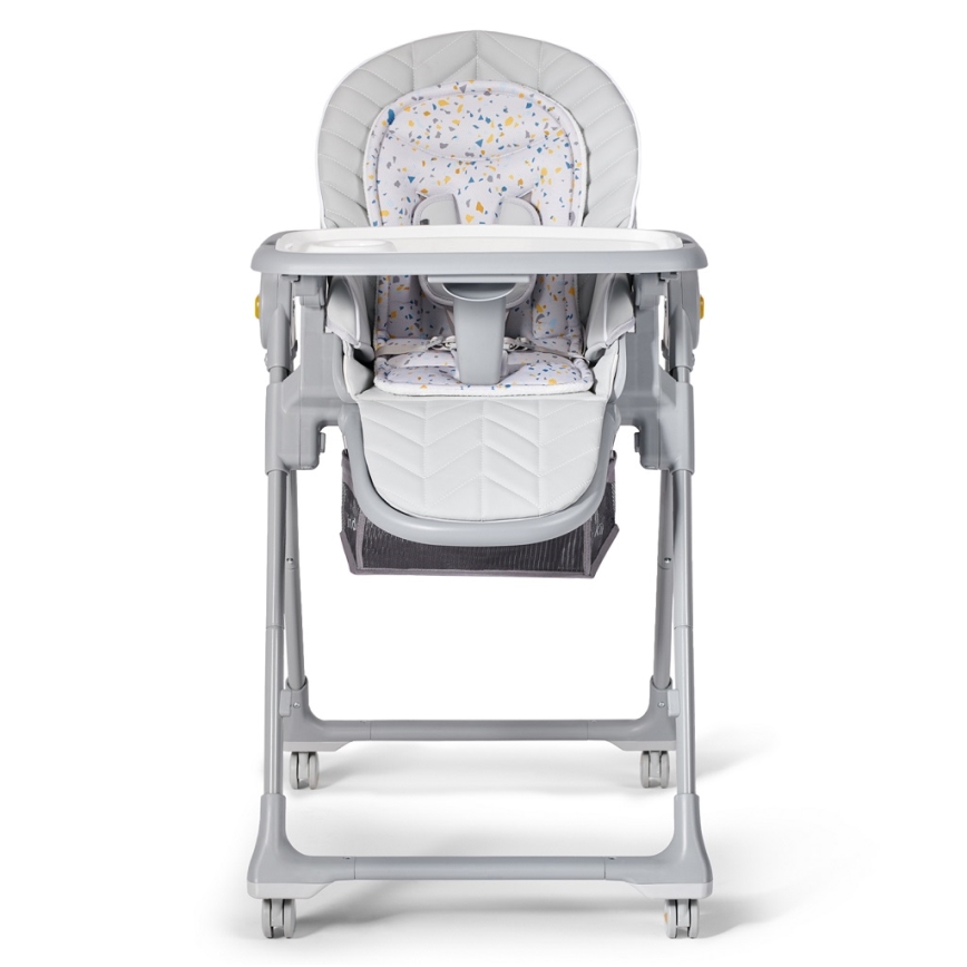 KINDERKRAFT - Silla de comedor infantil 2en1 LASTREE gris