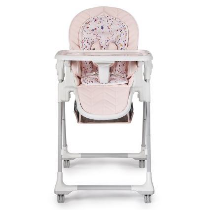 KINDERKRAFT - Silla de comedor infantil 2en1 LASTREE rosa/blanco