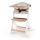 KINDERKRAFT - Silla de comedor infantil con acolchado ENOCK gris/blanco