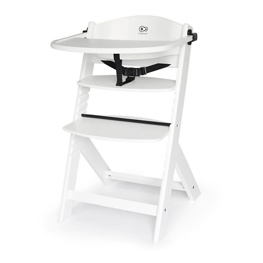 KINDERKRAFT - Silla de comedor infantil ENOCK blanco