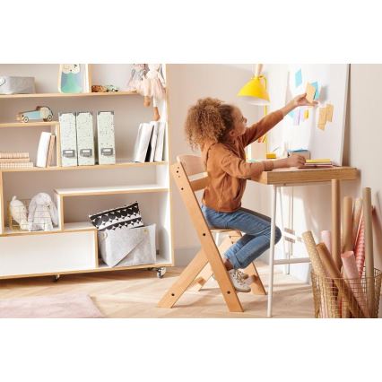 KINDERKRAFT - Silla de comedor infantil ENOCK blanco