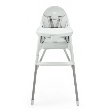 KINDERKRAFT - Silla de comedor para niños 2en1 DINNLY gris