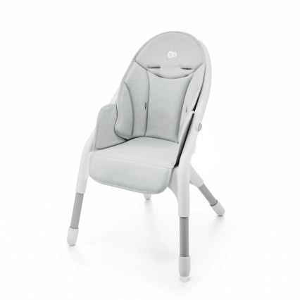 KINDERKRAFT - Silla de comedor para niños 2en1 DINNLY gris