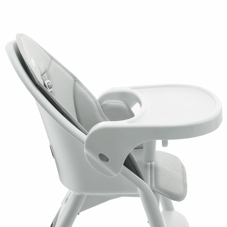 KINDERKRAFT - Silla de comedor para niños 2en1 DINNLY gris
