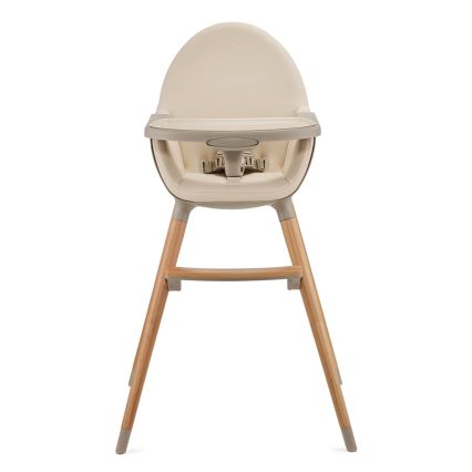 KINDERKRAFT - Silla de comedor para niños 2v1 FINI2 haya/beige
