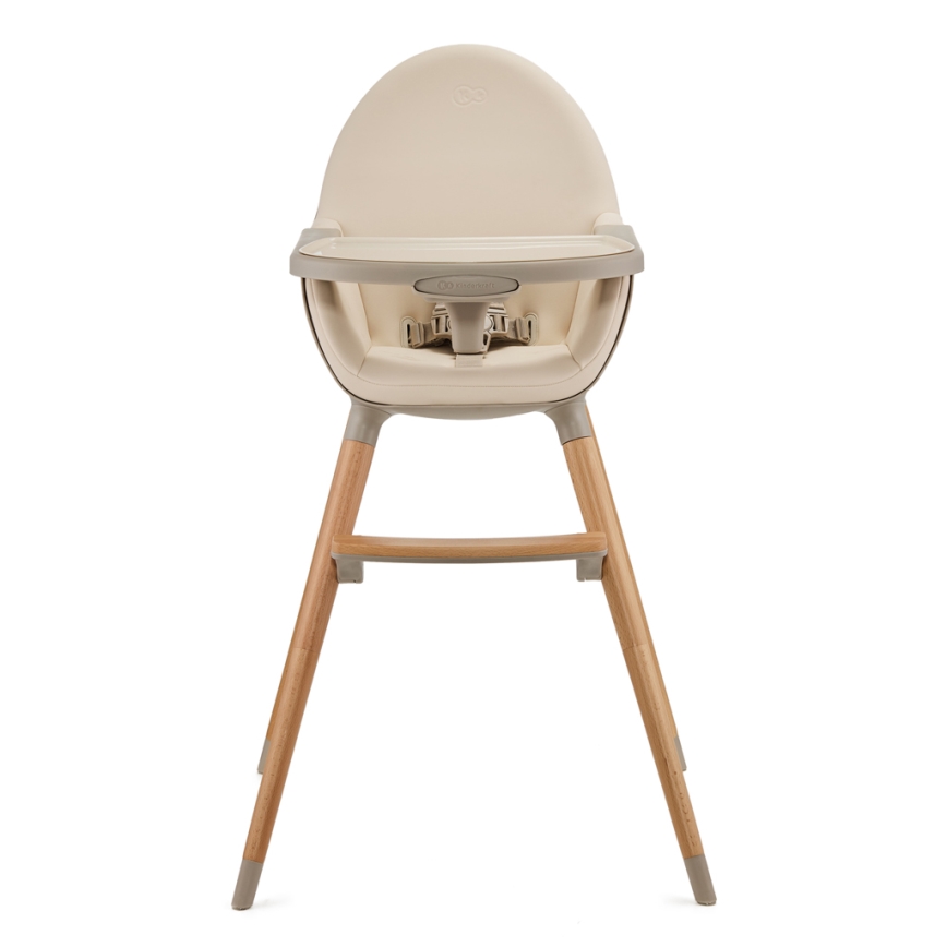KINDERKRAFT - Silla de comedor para niños 2v1 FINI2 haya/beige