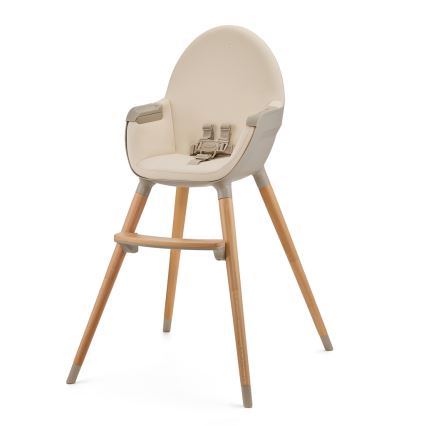 KINDERKRAFT - Silla de comedor para niños 2v1 FINI2 haya/beige