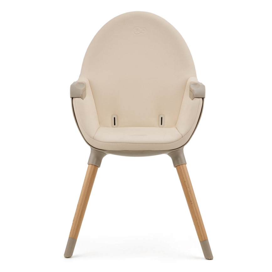 KINDERKRAFT - Silla de comedor para niños 2v1 FINI2 haya/beige
