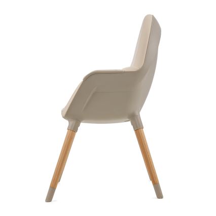 KINDERKRAFT - Silla de comedor para niños 2v1 FINI2 haya/beige