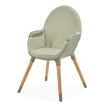 KINDERKRAFT - Silla de comedor para niños 2v1 FINI2 haya/verde