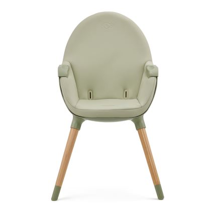 KINDERKRAFT - Silla de comedor para niños 2v1 FINI2 haya/verde
