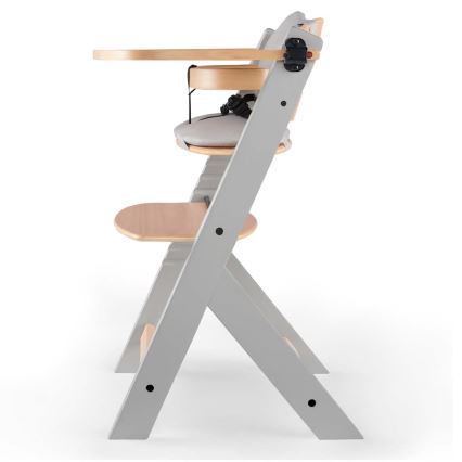 KINDERKRAFT - Silla de comedor para niños con acolchado ENOCK gris