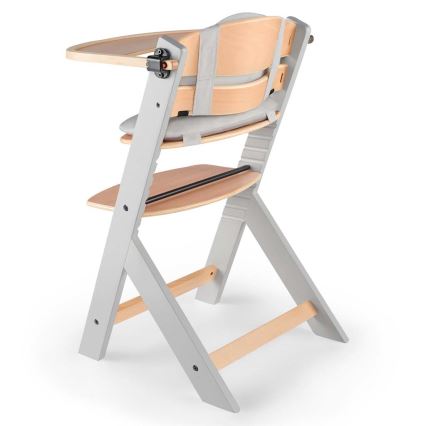 KINDERKRAFT - Silla de comedor para niños con acolchado ENOCK gris