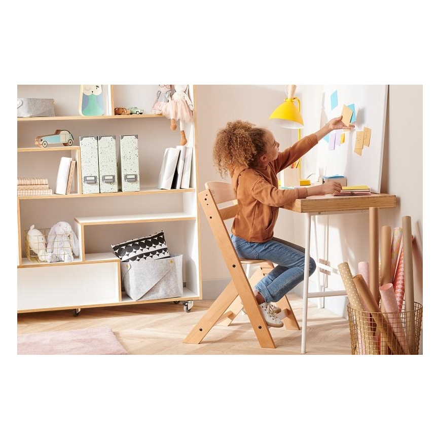 KINDERKRAFT - Silla de comedor para niños ENOCK beige