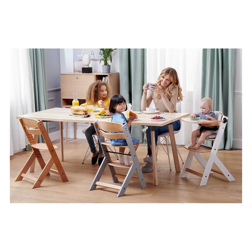 KINDERKRAFT - Silla de comedor para niños ENOCK beige