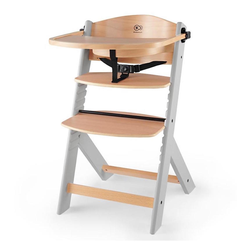 KINDERKRAFT - Silla de comedor para niños ENOCK gris