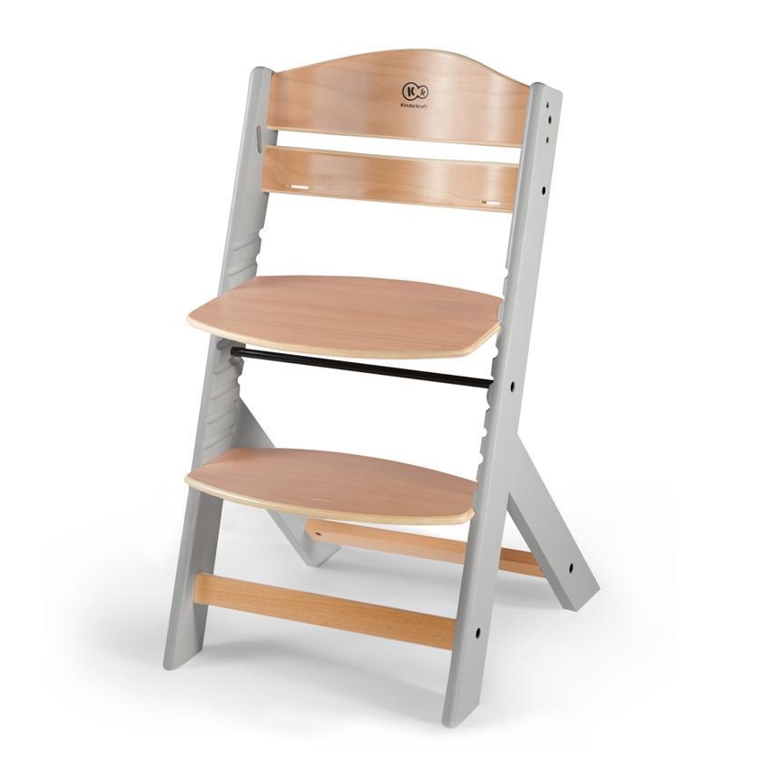 KINDERKRAFT - Silla de comedor para niños ENOCK gris
