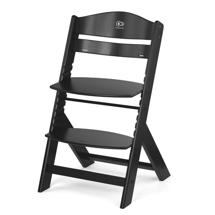 KINDERKRAFT - Silla de comedor para niños ENOCK Premium negro