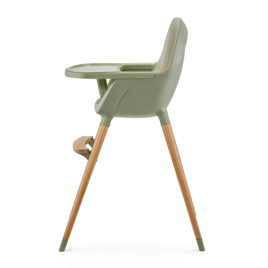 KINDERKRAFT - Silla de comedor para niños FINI2 haya/verde