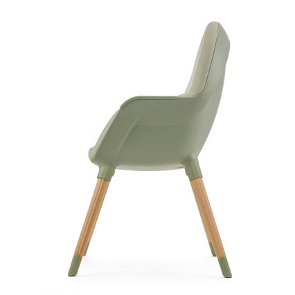 KINDERKRAFT - Silla de comedor para niños FINI2 haya/verde
