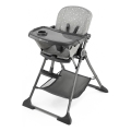 KINDERKRAFT - Silla de comedor para niños FOLDEE gris