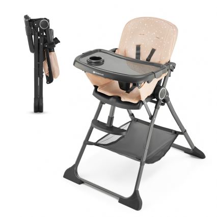 KINDERKRAFT - Silla de comedor para niños FOLDEE rosa