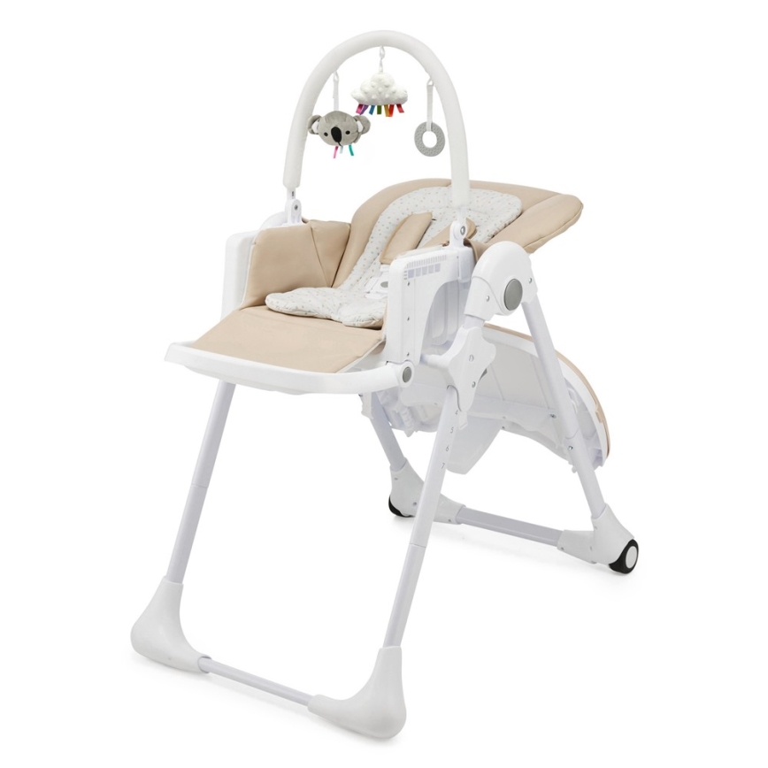 KINDERKRAFT - Silla de comedor para niños TUMMIE beige